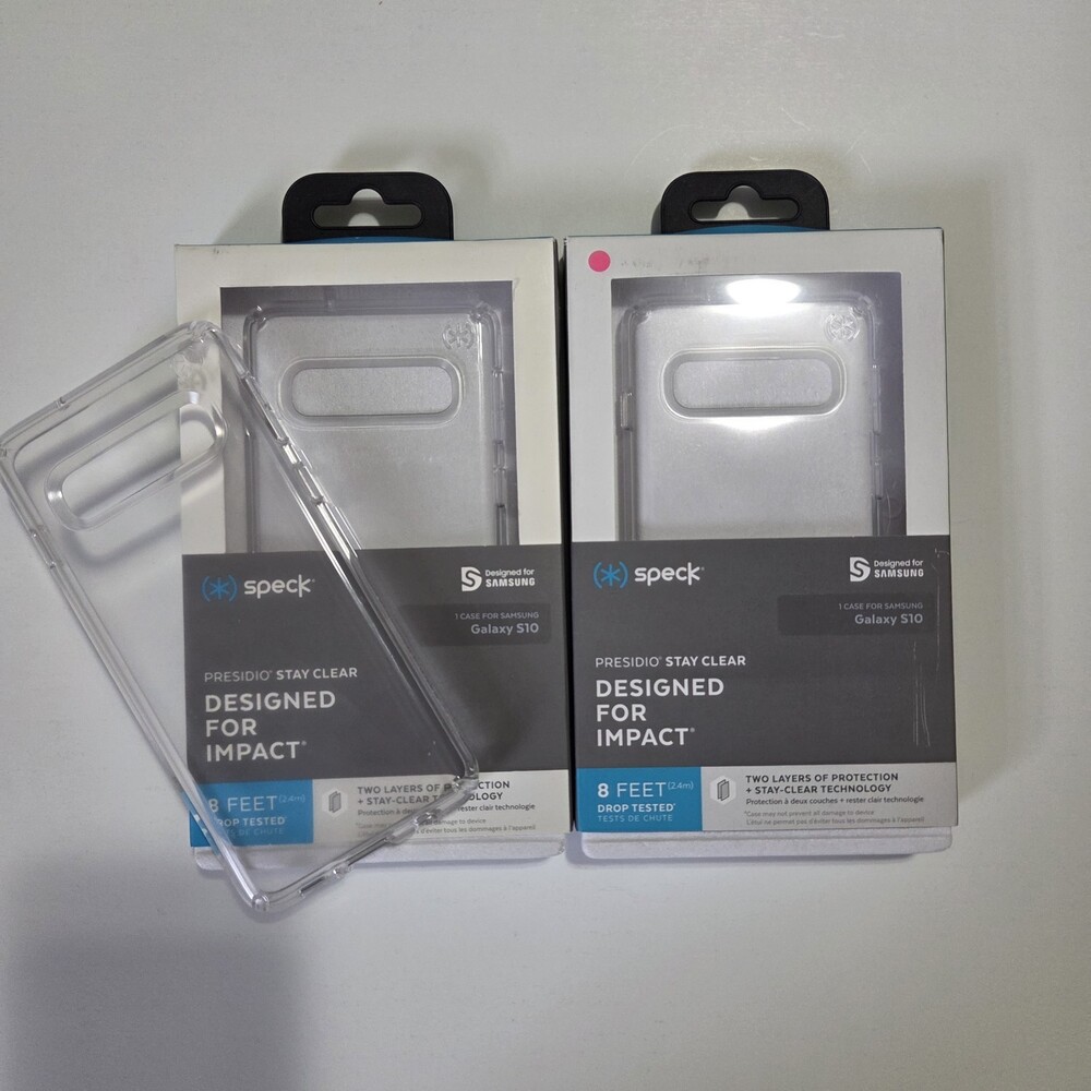 Galaxy S10 case bundle 3 clear cases by Speck for Samsung